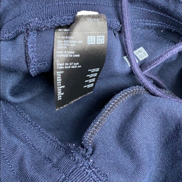Women’s Uniqlo navy joggers - Picture 5 of 5